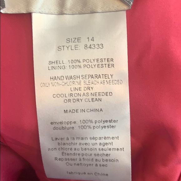 David’s Bridal Satin One Shoulder Dress Size 14 - Picture 3 of 3